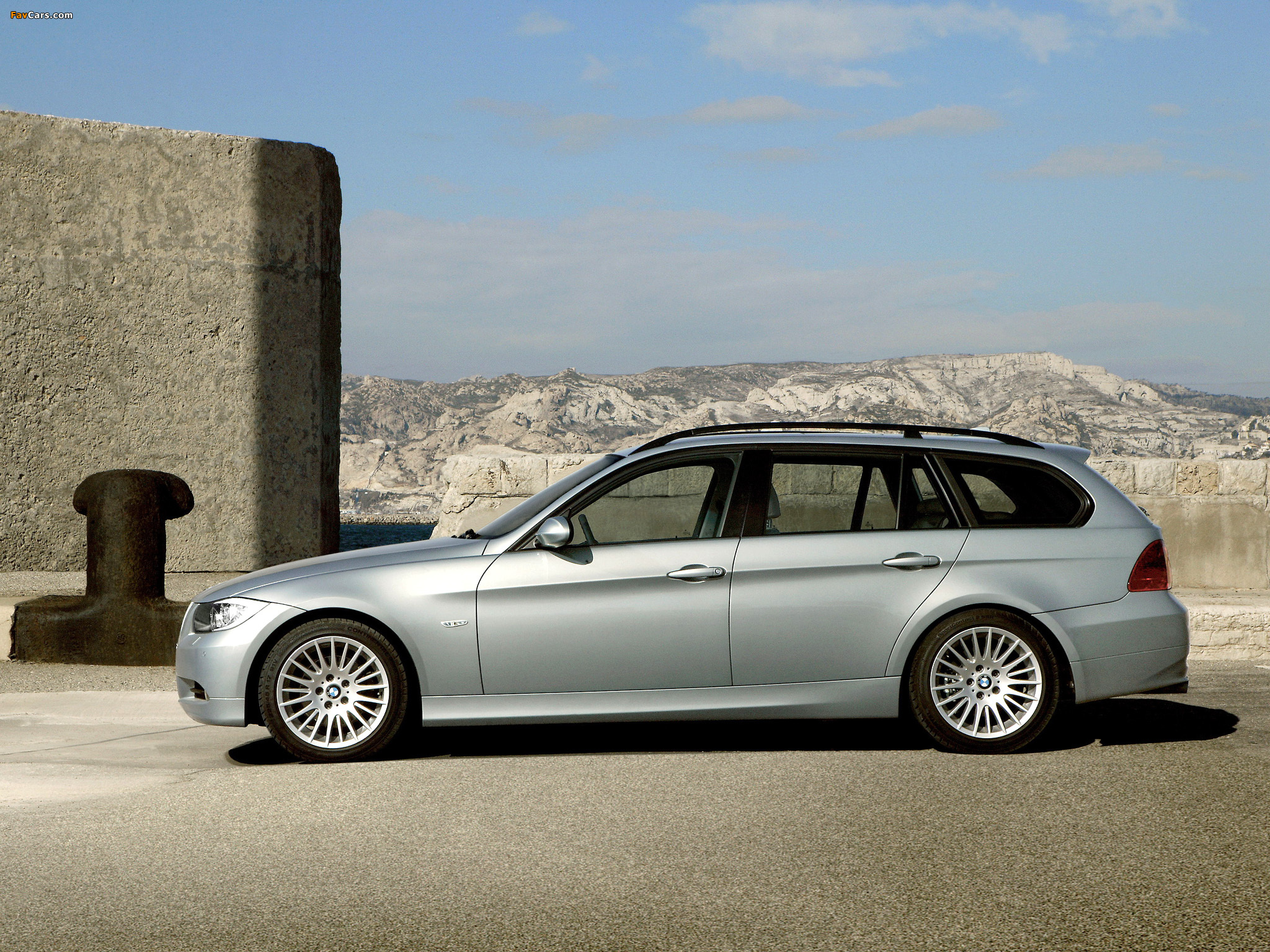 BMW 320d Touring (E91) 2006–08 images (2048 x 1536)