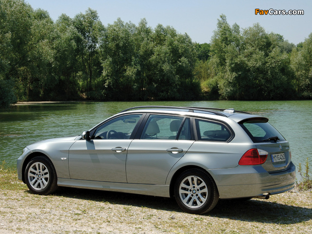 BMW 320d Touring (E91) 2006–08 photos (640 x 480)