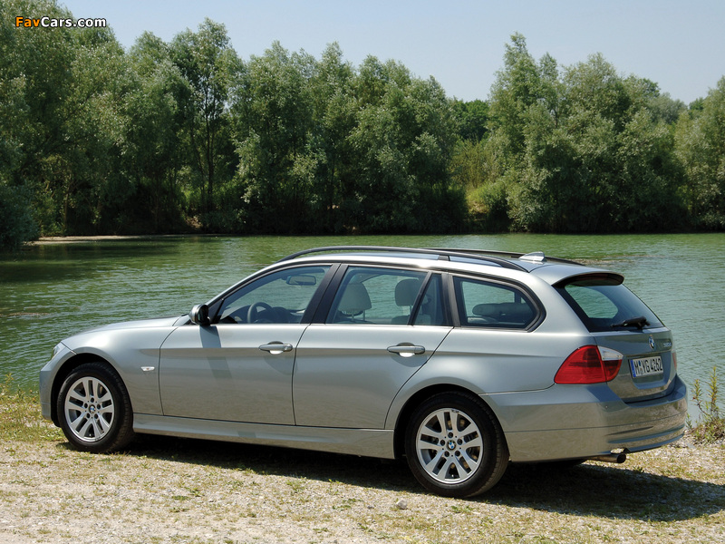 BMW 320d Touring (E91) 2006–08 photos (800 x 600)