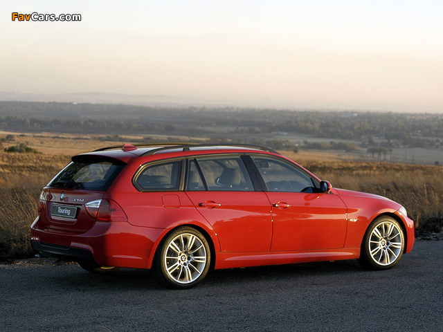 BMW 320d Touring M Sports Package ZA-spec (E91) 2006 pictures (640 x 480)
