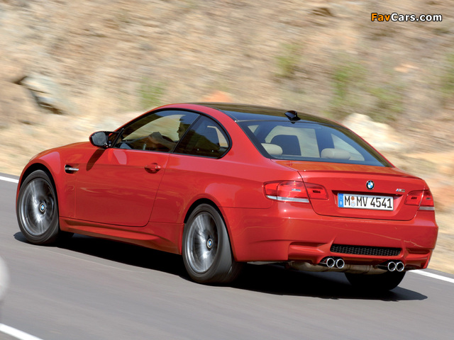 BMW M3 Coupe (E92) 2007–10 photos (640 x 480)