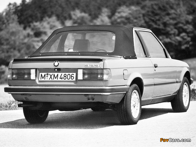 Images of BMW 323i Top Cabriolet by Baur (E30) 1982–85 (640 x 480)