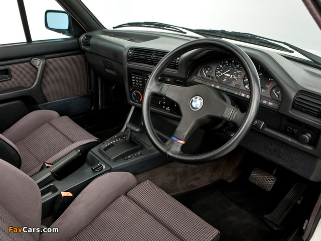Images of BMW 325i Cabrio UK-spec (E30) 1986–93 (640 x 480)