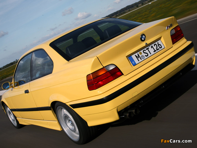 Images of BMW M3 Coupe (E36) 1992–98 (640 x 480)