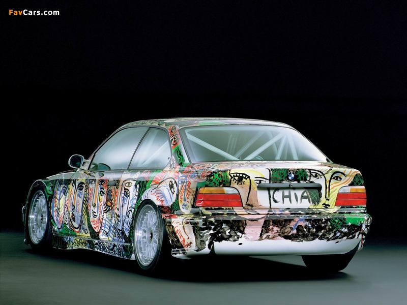 Images of BMW 3er Coupe Art Car by Sandro Chia (E36) 1992 (800 x 600)