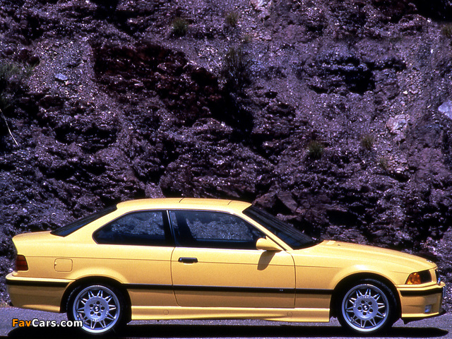 Images of BMW M3 Coupe UK-spec (E36) 1993–98 (640 x 480)