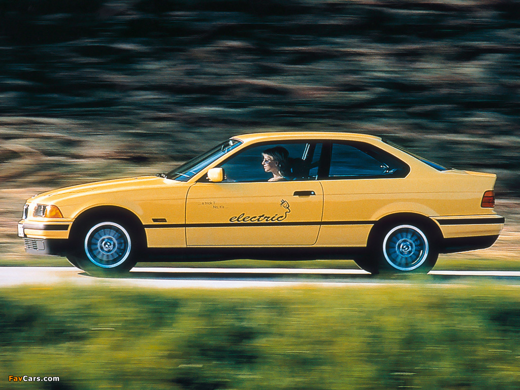 Images of BMW 3 Series Coupe Electro-Antrieb (E36) 1995 (1024 x 768)