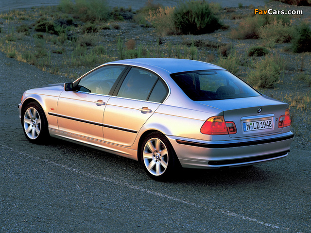 Images of BMW 328i Sedan (E46) 1998–2000 (640 x 480)