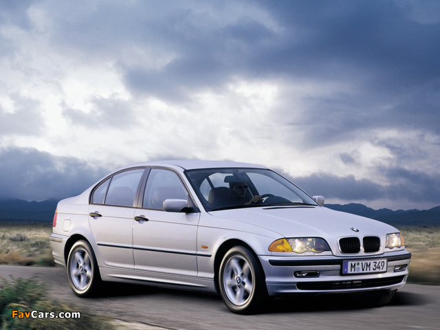 Images of BMW 320d Sedan (E46) 1998–2001 (640 x 480)