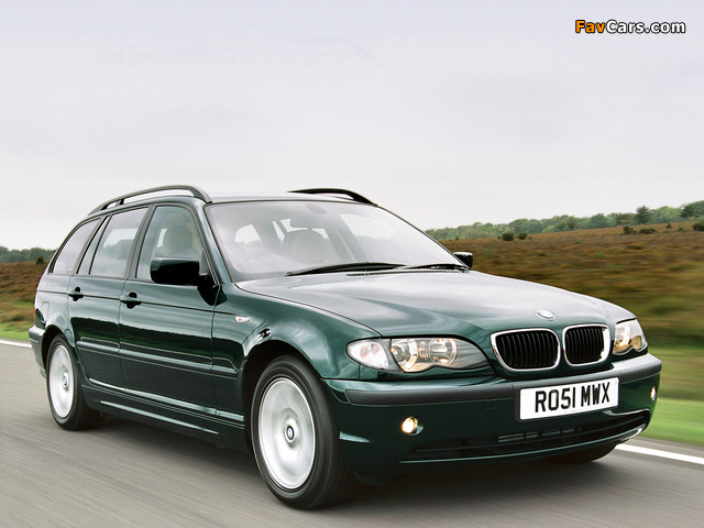 Images of BMW 320d Touring UK-spec (E46) 2001–06 (640 x 480)