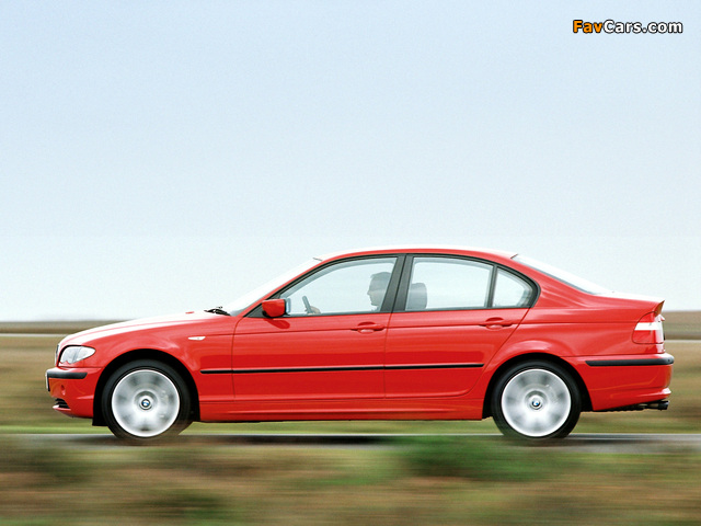 Images of BMW 318i Sedan UK-spec (E46) 2001–05 (640 x 480)