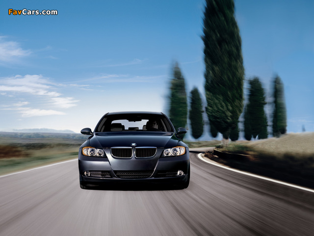 Images of BMW 3 Series Sedan (E90) 2005–08 (640 x 480)