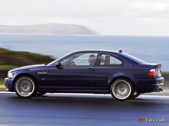 Images of BMW M3 Coupe Competition Package AU-spec (E46) 2006–07 (640 x 480)