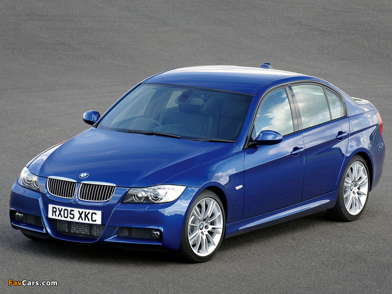 Images of BMW 330d M Sports Package UK-spec (E90) 2006 (800 x 600)