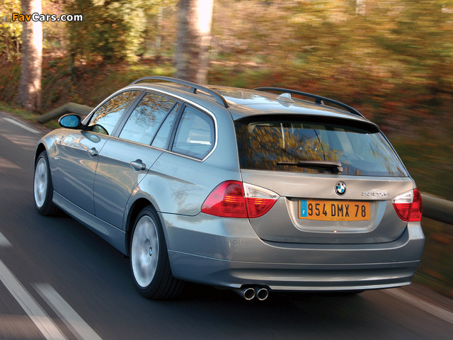 Images of BMW 330xd Touring (E91) 2006–08 (640 x 480)
