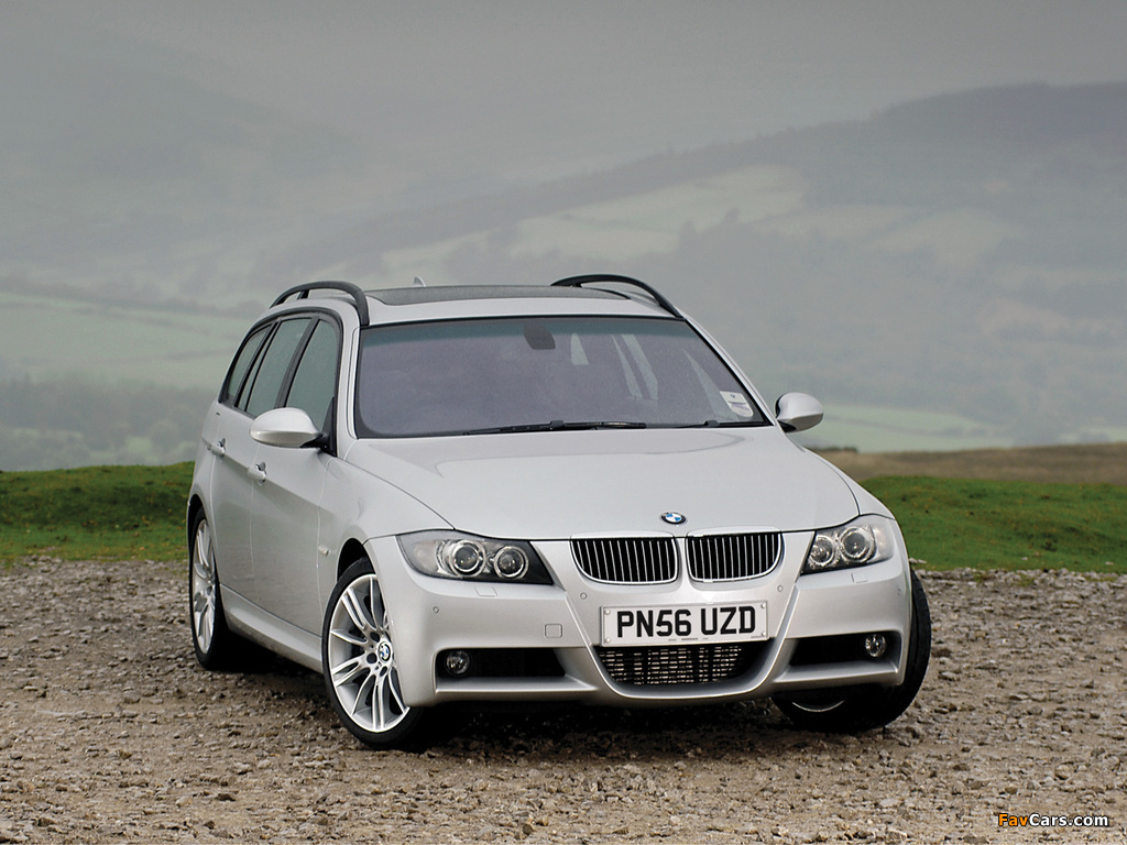 Images of BMW 335i Touring M Sports Package UK-spec (E91) 2006 (1024 x 768)