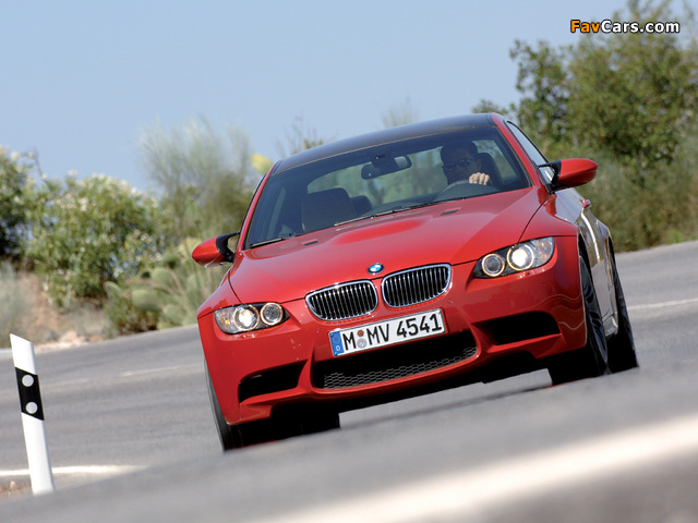 Images of BMW M3 Coupe (E92) 2007–10 (640 x 480)