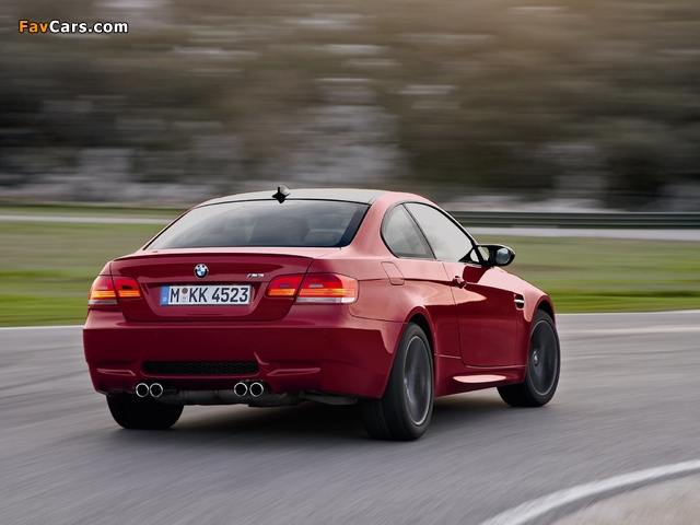 Images of BMW M3 Coupe (E92) 2007–10 (640 x 480)