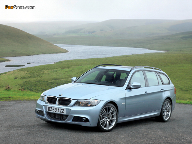 Images of BMW 330d Touring M Sports Package UK-spec (E91) 2008–12 (640 x 480)