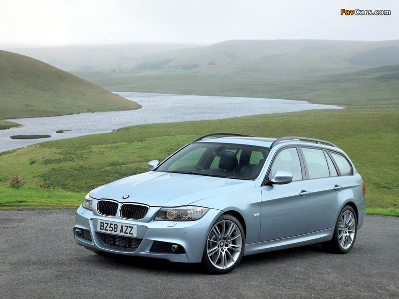 Images of BMW 330d Touring M Sports Package UK-spec (E91) 2008–12 (800 x 600)