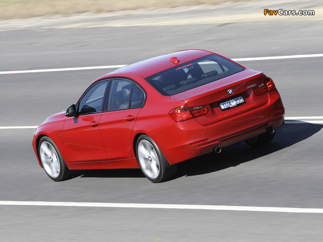 Images of BMW 335i Sedan Sport Line AU-spec (F30) 2012 (640 x 480)