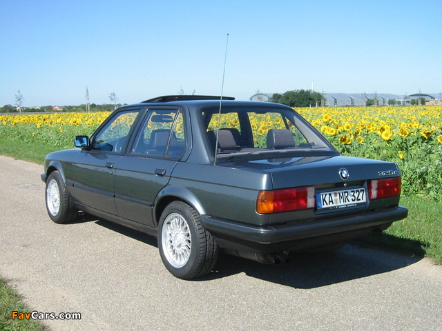 Images of BMW 325e Sedan (E30) 1983–88 (640 x 480)
