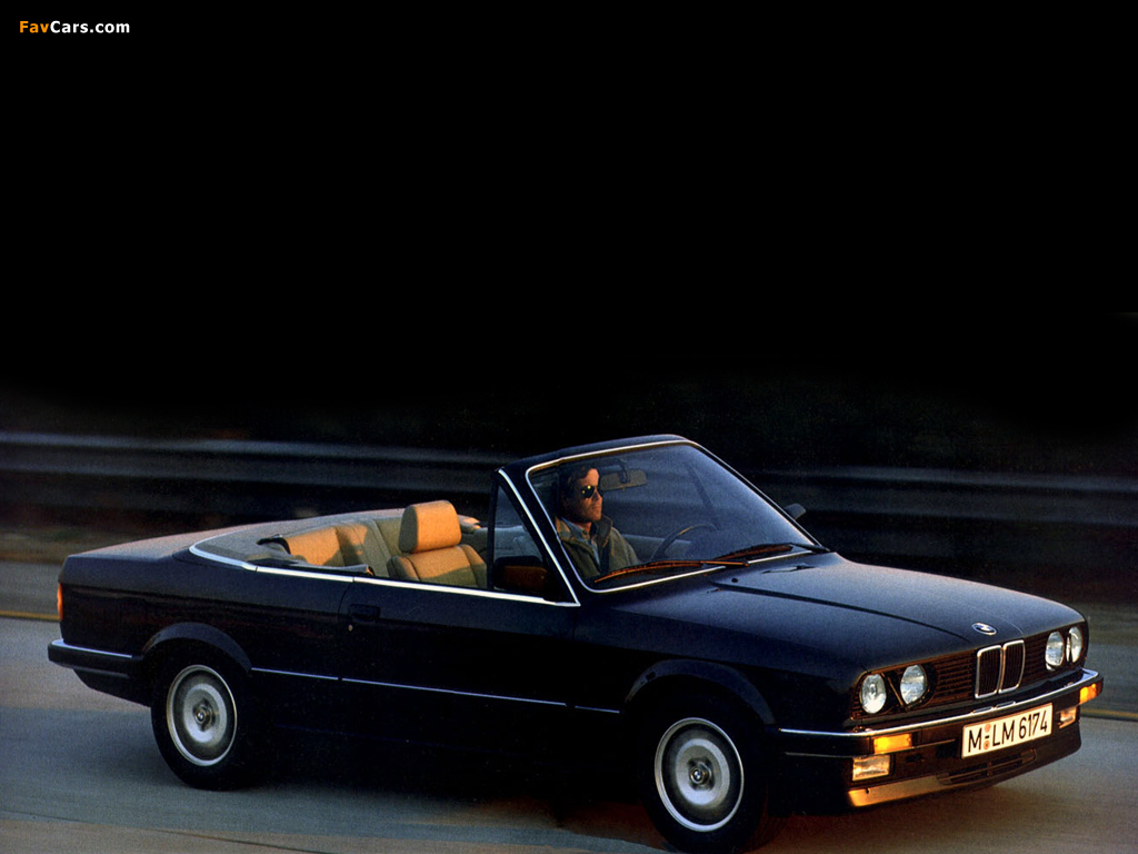 Images of BMW 325i Cabrio (E30) 1985–93 (1024 x 768)