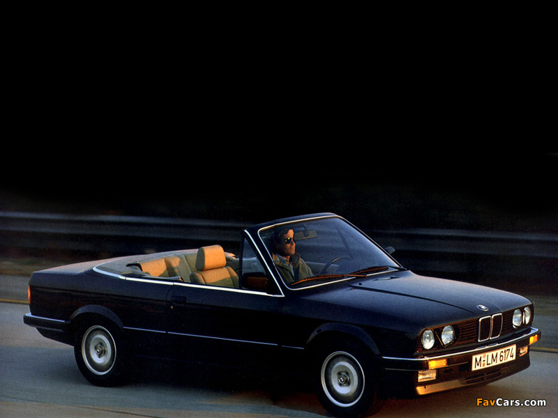 Images of BMW 325i Cabrio (E30) 1985–93 (800 x 600)