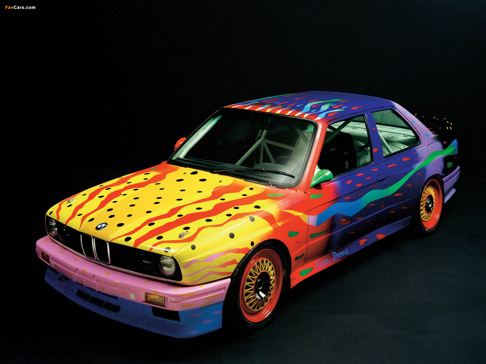 Images of BMW M3 Gruppe A Art Car by Ken Done (E30) 1989 (1600 x 1200)