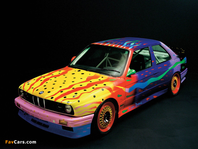 Images of BMW M3 Gruppe A Art Car by Ken Done (E30) 1989 (640 x 480)