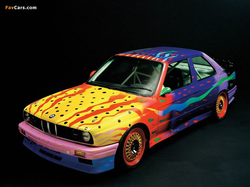 Images of BMW M3 Gruppe A Art Car by Ken Done (E30) 1989 (800 x 600)