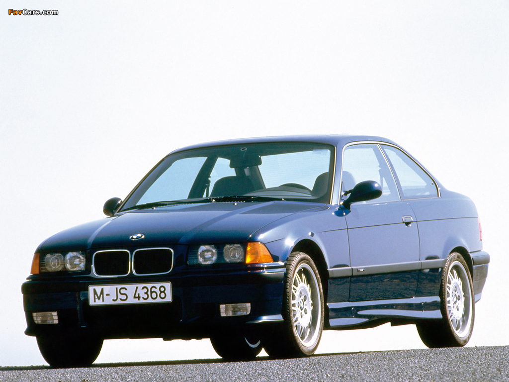 Images of BMW M3 Coupe (E36) 1992–98 (1024 x 768)