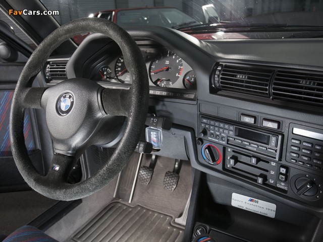 Photos of BMW M3 Sport Evolution (E30) 1989–90 (640 x 480)