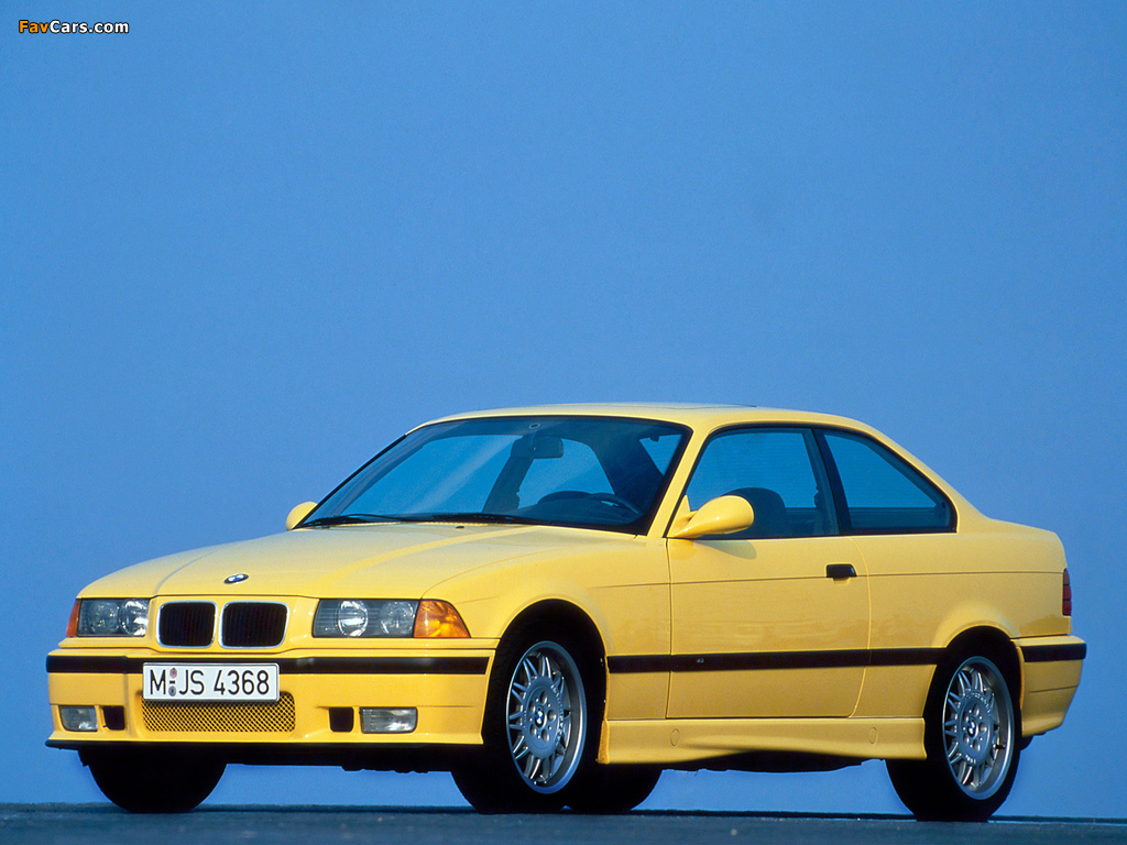 Photos of BMW M3 Coupe (E36) 1992–98 (1024 x 768)