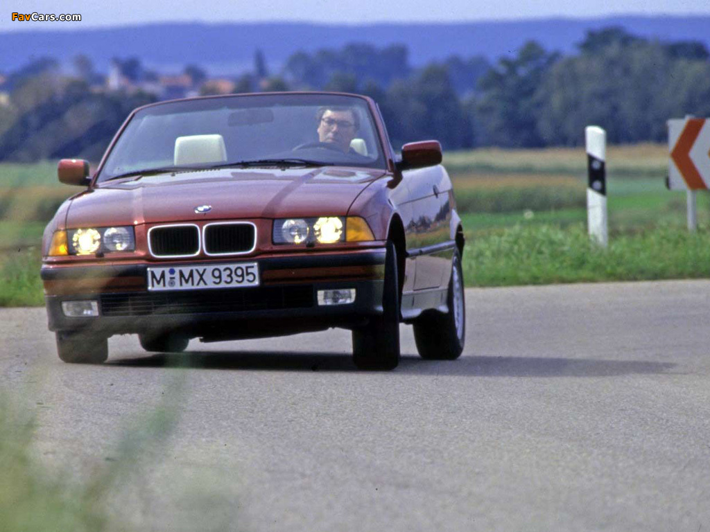Photos of BMW 3 Series Cabrio (E36) 1993–99 (1024 x 768)