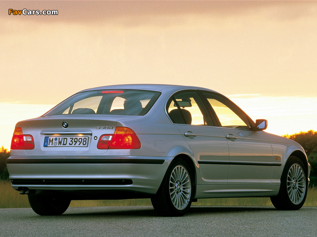 Photos of BMW 330d Sedan (E46) 1999–2001 (640 x 480)