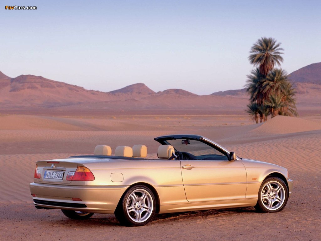 Photos of BMW 3 Series Cabrio (E46) 2000–06 (1024 x 768)