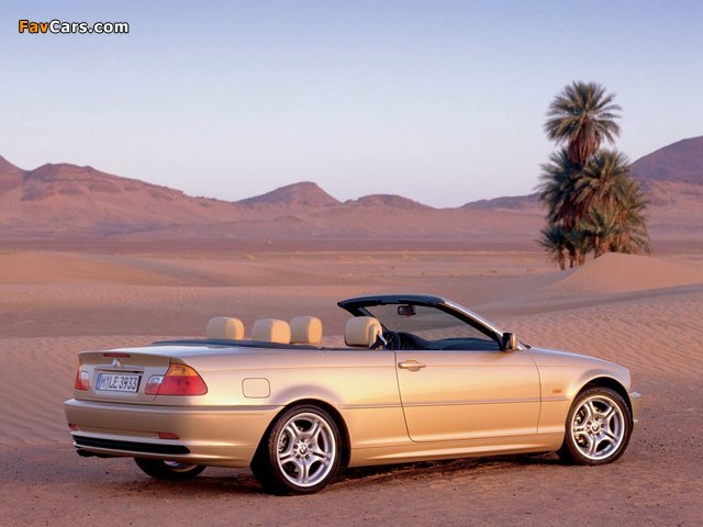 Photos of BMW 3 Series Cabrio (E46) 2000–06 (640 x 480)