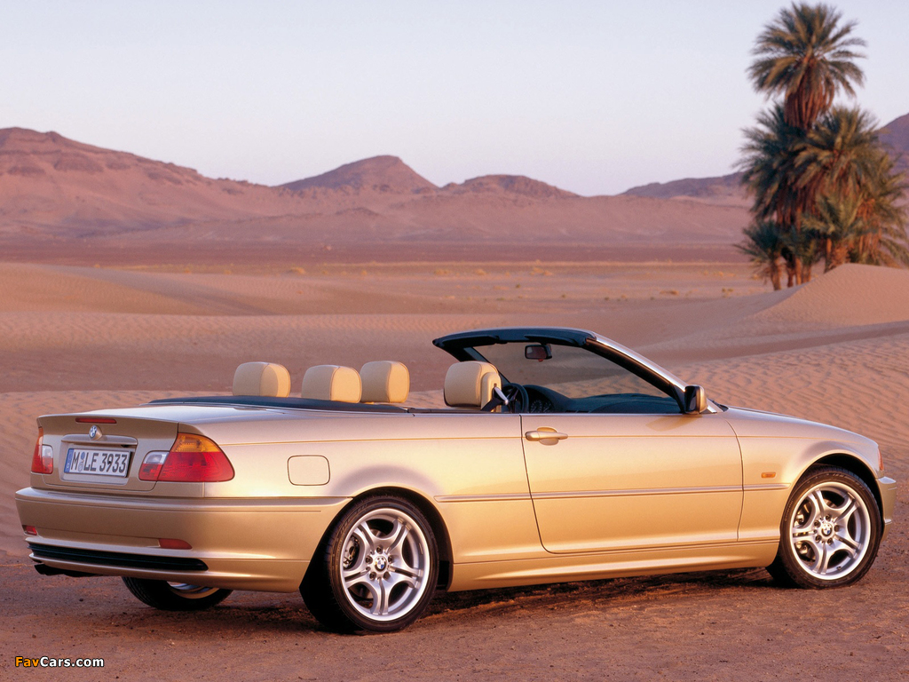 Photos of BMW 3 Series Cabrio (E46) 2000–03 (1024 x 768)