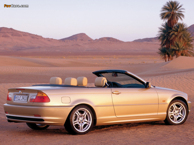 Photos of BMW 3 Series Cabrio (E46) 2000–03 (800 x 600)