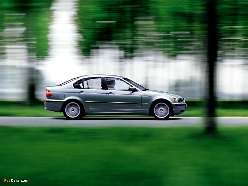 Photos of BMW 325i Sedan (E46) 2001–05 (1024 x 768)