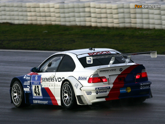 Photos of BMW M3 GTR (E46) 2001 (640 x 480)