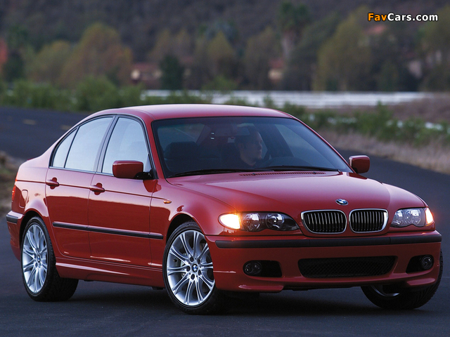 Photos of BMW 330i Performance Package US-spec (E46) 2001–05 (640 x 480)