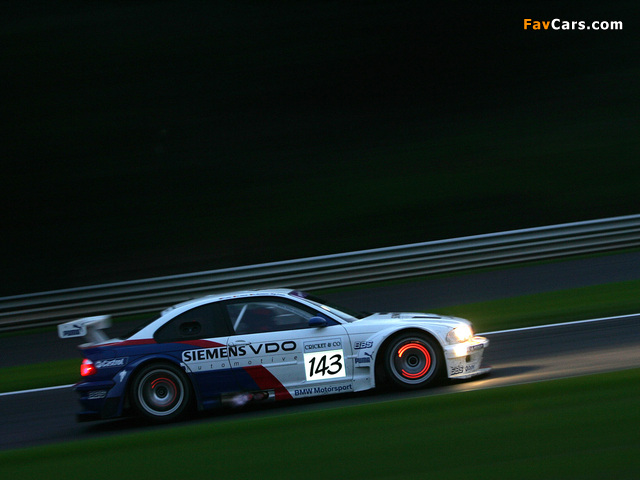 Photos of BMW M3 GTR (E46) 2001 (640 x 480)