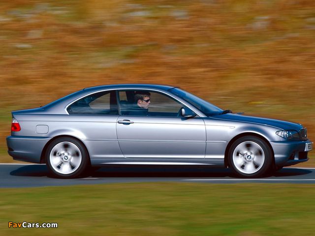 Photos of BMW 325Ci Coupe UK-spec (E46) 2003–06 (640 x 480)