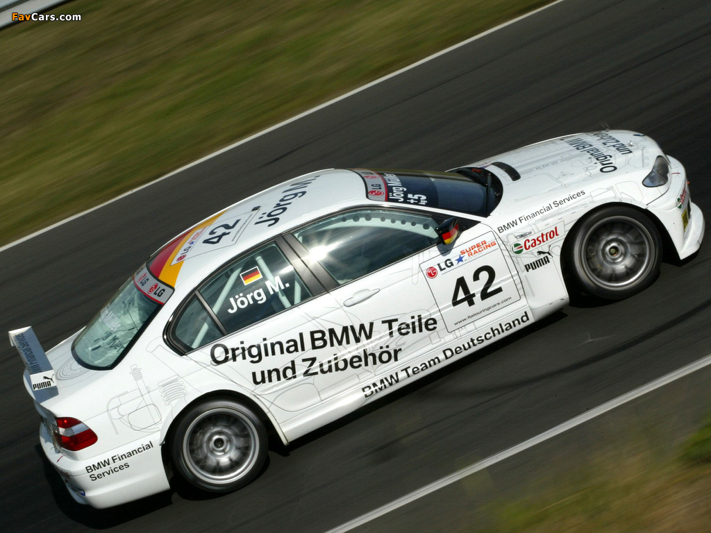 Photos of BMW 320i ETCC Sedan (E46) 2003–04 (1024 x 768)