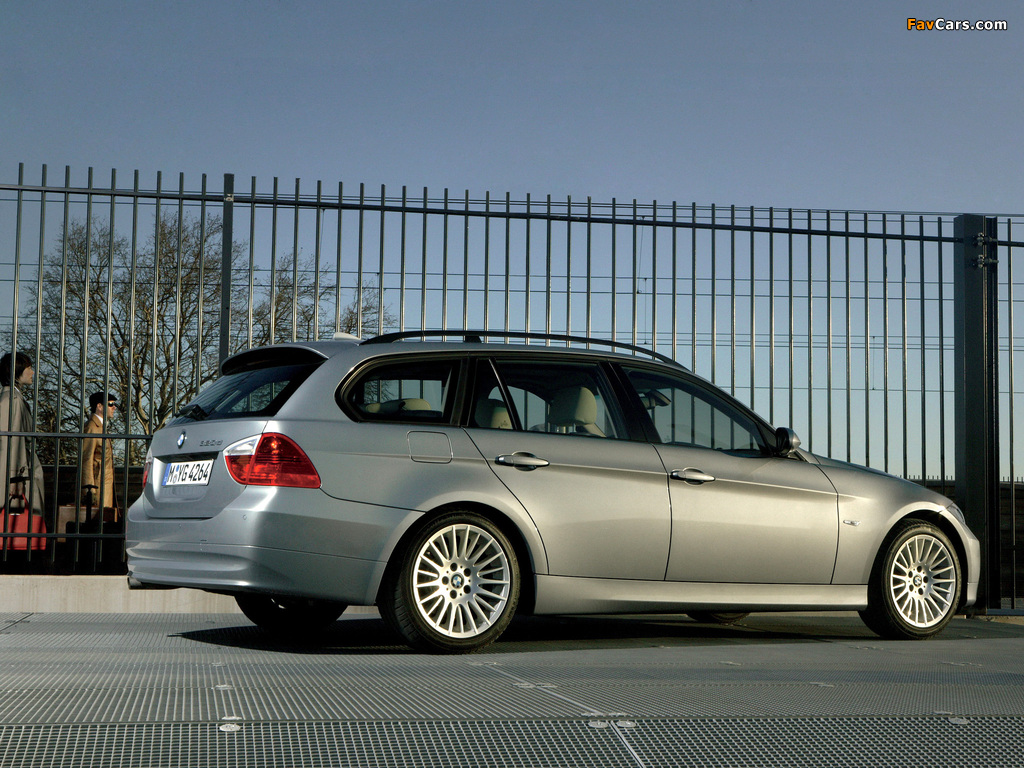 Photos of BMW 320d Touring (E91) 2006–08 (1024 x 768)