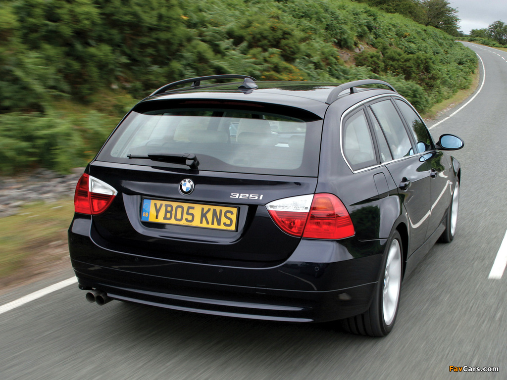 Photos of BMW 325i Touring UK-spec (E91) 2006–08 (1024 x 768)