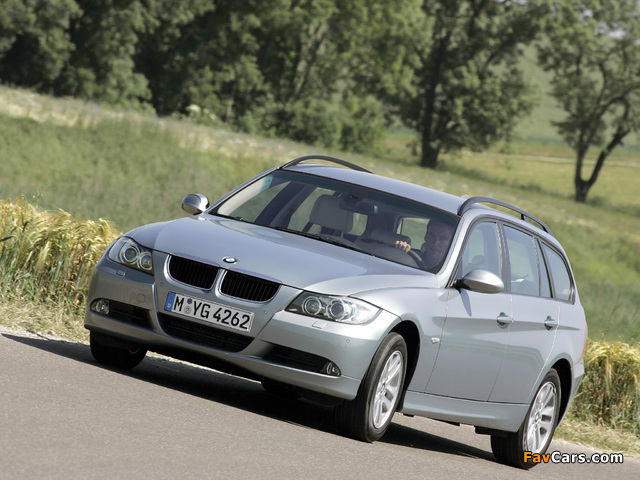 Photos of BMW 320d Touring (E91) 2006–08 (640 x 480)