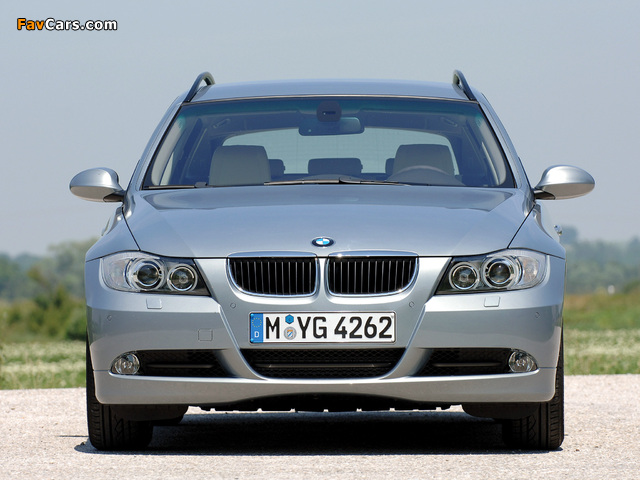 Photos of BMW 320d Touring (E91) 2006–08 (640 x 480)